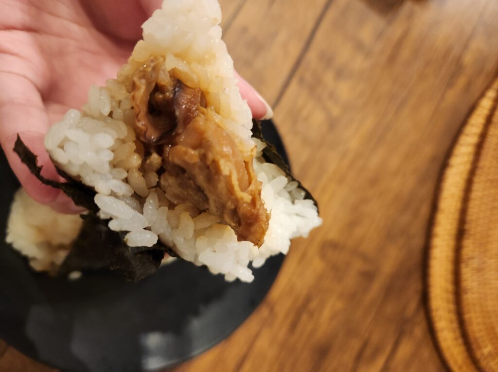 ごちむすび陸奥湾産ほたてバター醤油仕立て（実食）